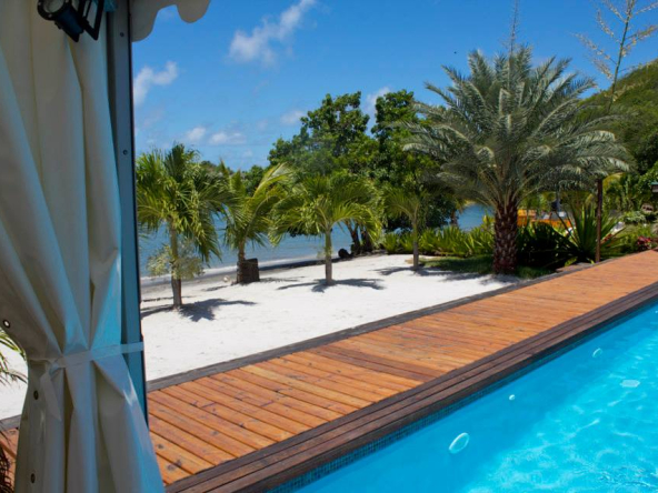 Resort pool area